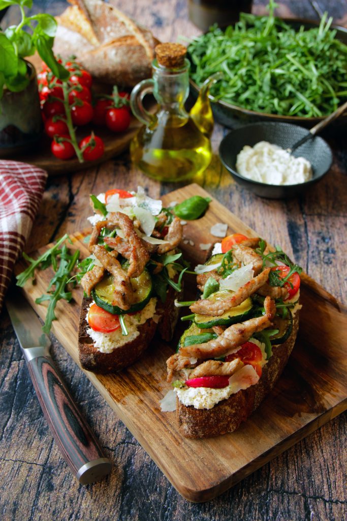 Home tartine gourmande à l'émincé de veau1 copie