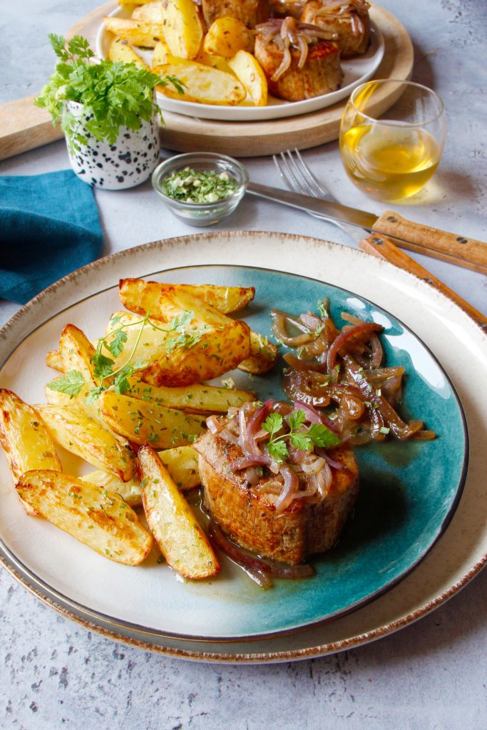 Home médaillon de veau au miel de lavande1